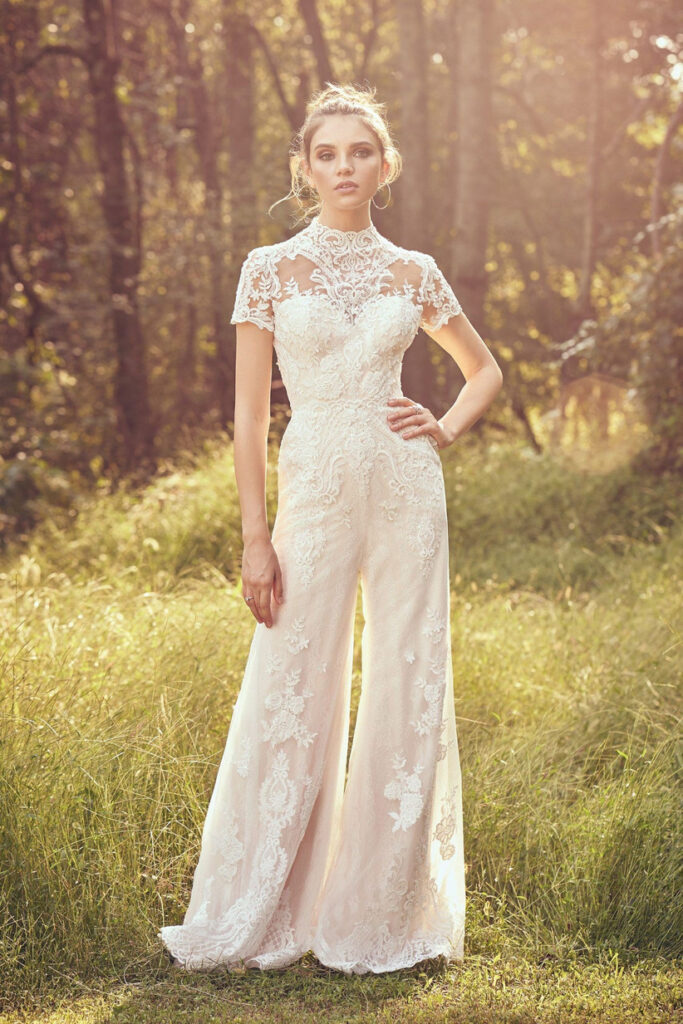 modelli abiti da sposa jumpsuit 