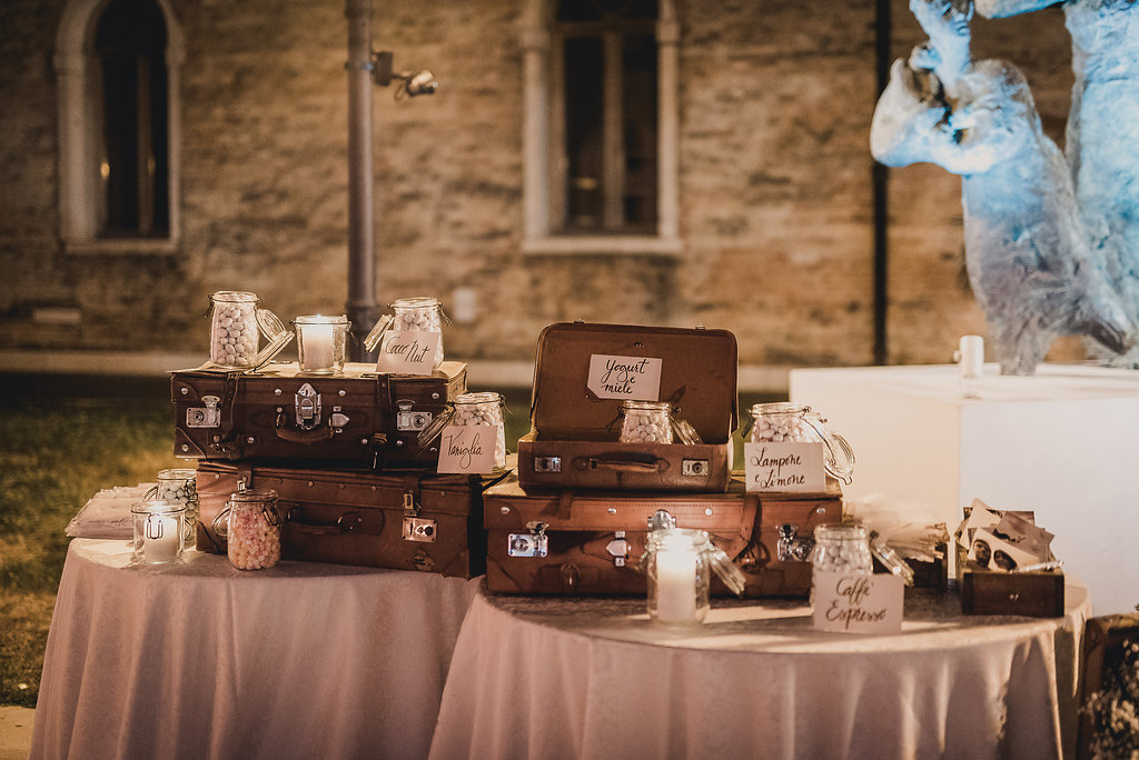 allestimento matrimonio vintage