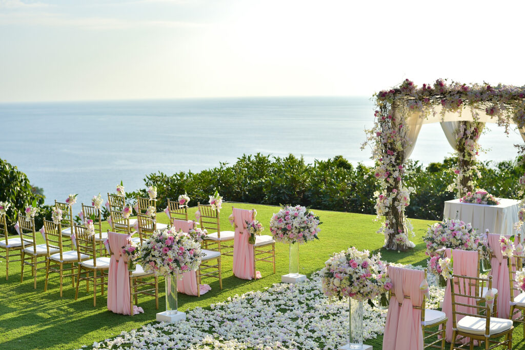 allestimento di matrimonio